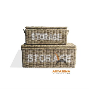 AL BS 09 Nowra Storage Box Set of 2  122x48x50