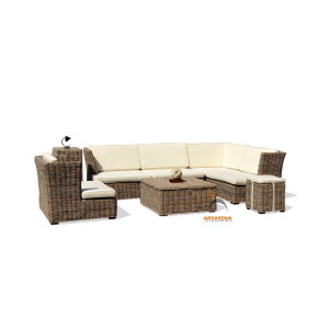 KBS 01F Hawai Sofa Set - Kubu Grey