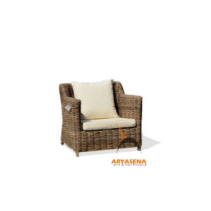 KBS 02B Ponte Sofa 1 Seater - Kubu Grey