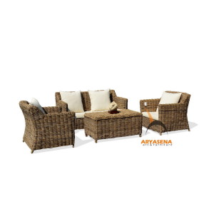 KBS 02D Ponte Sofa Set - Kubu Grey