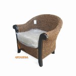 KT 11 - Sofa 1 Seater Water Hyacinth