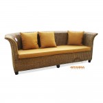 KT 15 – Saweda Sofa 3 Seater Nature Rattan