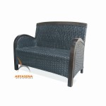 KT 25 - Chair 2 Seater Rattan