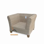 SKR 25 - Sofa 1 Seater Rattan